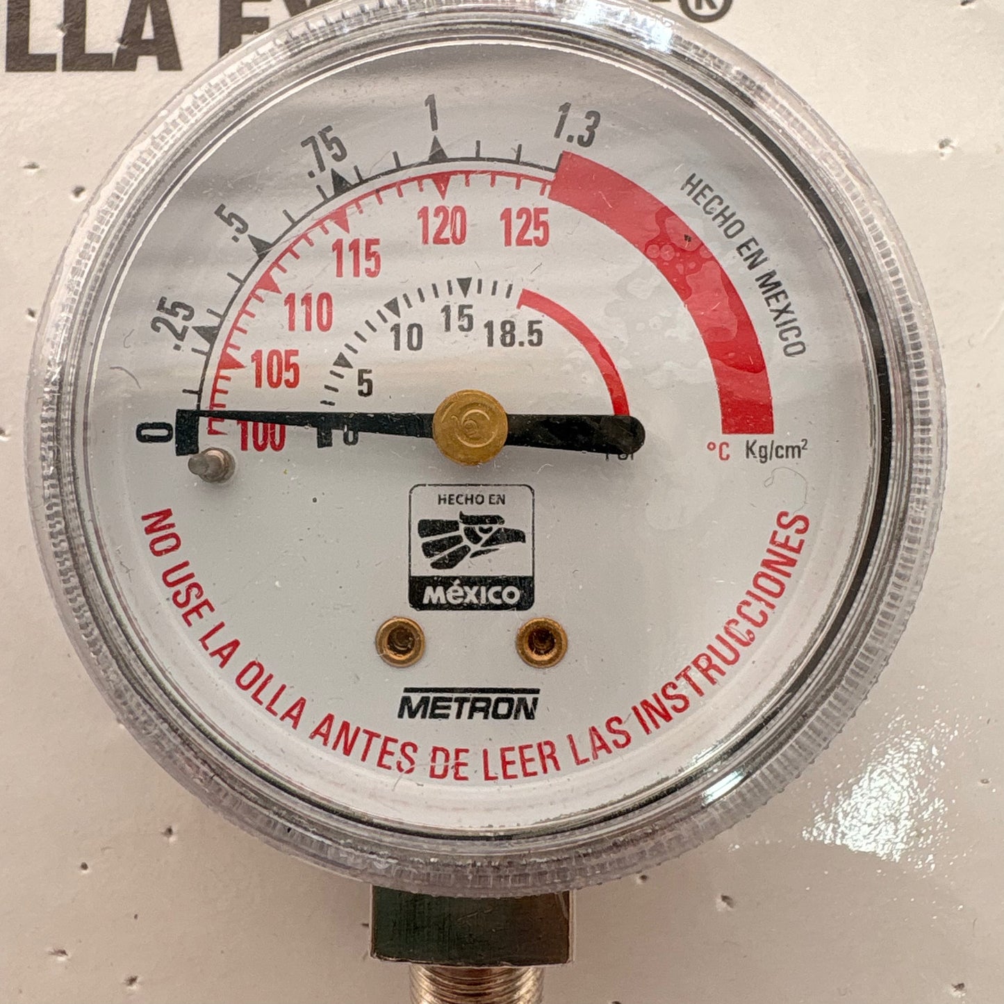 MANOMETRO DE OLLA PRESTO 12/21L